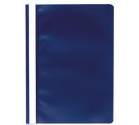Exacompta 449207B Dossier de présentation A4 bleu foncé PP avec bande d'étiquetage