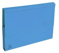 Exacompta - Paquet de 50 chemises à poche Forever - Carte recyclée 290 g/m² - Bleu vif
