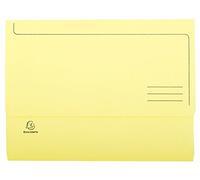 Exacompta Chemises à poche A4 Pt 50 NF – 220 g/m² 24 x 32 cm – Jaune