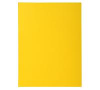 Exacompta - Réf. 218011E - Paquet de 50 chemises rigides avec 1 rabat ROCK''S 210 g/m² - couleurs vives - chemises certifiées PEFC™ - dimensions 24 x 32 cm pour documents A4 - couleur jaune citron