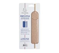 Exacompta - 5105173E - Porte-stylo Eden avec élastique - 3,5 x 15,5 cm - Coloris or doux