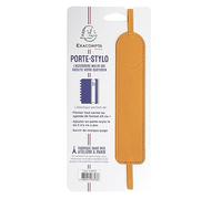 Exacompta - 5105278E - Porte-stylo Denim avec élastique - 3,5 x 15,5 cm - Coloris moutarde