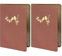 Exacompta 5105306E - Porte-Cartes Elise - 7x10 cm - Terracotta (Lot de 2)