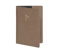 Exacompta - 5105359E - Etui-passeport Elise - 9,5 x 13,5 cm - Coloris taupe