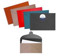 Exacompta 510546E - Pochette enveloppe Odyssée - 15,5x10,5 cm - Couleur aléatoire