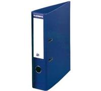 Exacompta Classeurs à levier 53552E — Lot de 10, PVC, Dos 50 mm, Bleu foncé G