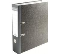Exacompta - Réf. 53710E - Carton de 20 classeurs à levier papier marbré - dos de 70 mm - mécanique 75 mm - dim extérieures 32 x 29 x 7 cm - format à classer A4 - Coloris gris