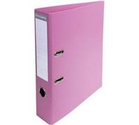 Exacompta – Carton de 10 classeurs à levier Prem'Touch A4 PVC, dos 70 mm, mécanique 75 mm – Rose