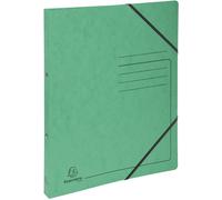 Exacompta 542553E Classeur à anneaux - A4, 2 anneaux, anneaux Ø 25 mm, élastique, vert