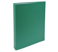 Exacompta - réf. 54373E - Carton de 20 classeurs rigides rembordés PP - 2 anneaux ronds diamètre 30 mm - Dos 40 mm - Dimensions extérieures : 32 x 26 cm - Format à classer A4 - Coloris : vert