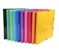 Exacompta 54829E Set de 20 Classeurs Idérama format 32x25 cm avec 2 anneaux de 1,5 cm 10 s assorties G