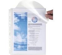 Exacompta Pochettes perforées à soufflet Réf. 5502E – Boîte 50, soufflet 25 mm, A4, 11 trous