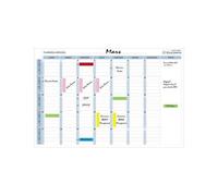 Exacompta - 57150e - Planning Mensuel Magnétique Kit Avec Accessoires - 90x59cm
