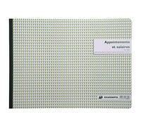 Exacompta 6690e Appointements et Salaires 27 cm x 38 cm 60 Pages Horizontales Livre de Paye