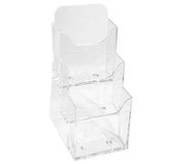 Exacompta 73158D Presentation Porte-documents 11,20 x 11,50 x 21,80 cm Cristal Lot de 4