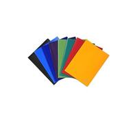 Exacompta 8590E Dossiers Etuis en PVC, A4, Multicolore, 1 Paquet de 8 Dossiers