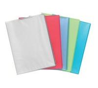 Exacompta Porte-vues Chromaline - 100 pochettes A4 - couleurs transparentes assorties