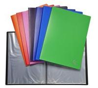 Exacompta 8850e - Lot de 10 dossiers de 50 pochettes PVC, A4, multicolore Multicolore G
