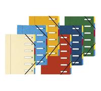 Trieur Exacompta à fenêtres Harmonika 6 compartiments Coloris assortis G
