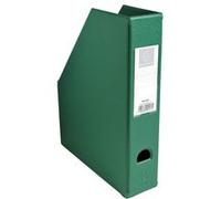Exacompta 90153E Set de 10 Portes revues rigide avec dos de 7 cm en PVC Vert foncé G