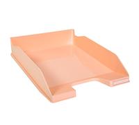 Exacompta 95221 Corbeille à courrier Aquarel Singe, Corail, 34,6 x 25,5 x 6,5 cm