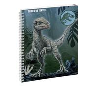 Exacompta 9901073E - 1 Cahier de textes Jurassic World Raptor 17 x 22 cm - Visuel Raptor