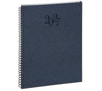 Exacompta Agenda semainier Consultations S 296422E spiralé Forever recyclé 29,7 x 21 cm bleu 2026