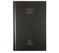 EXACOMPTA Agenda de bureau couronne euros-cents 1 jour 170x110 mm Noir