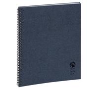 Exacompta Agenda de bureau spiralé Eurotime 27S Forever - 21 x 27 cm - Bleu - 2027