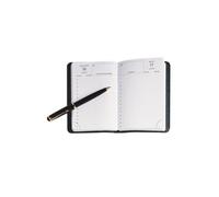 Exacompta - Agenda De Poche 1j/p 13x8,5 Plastique Noir 13412