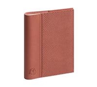 EXACOMPTA Agenda de poche Eurotime 13S spiralé Duo Kaa 9 x 13 cm Semainier Janvier à décembre 2026 - Terracotta