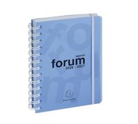 Exacompta Agenda journalier Linicolor 12x17cm - Août 2026 à juil 2027 Bleu