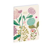 Exacompta Agenda mensuel EasySlim 15 Mini Labo 12 Mois - Format 10 x 15 cm - Ivoire - 2026