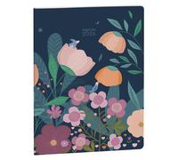 Exacompta Agenda mensuel EasySlim 21 Mini Labo 12 Mois - Format 15 x 21 cm - Bleu - 2026