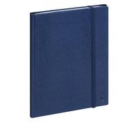 Exacompta - Agenda semainier All in one 15x21cm - Sept 2026 à déc 2027 Bleu | Agenda 16 mois, Grille Easy Time sans horaire, Carnet ligné intégré, Poche tactile, Rechargeable, Porte-stylo intégré