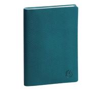 Exacompta Agenda semainier Canvas 10,5x15,5 cm - Août 2026-2027 Bleu canard
