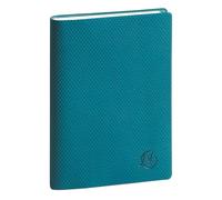 Exacompta - Agenda semainier Canvas 9x13cm - Août 2026-2027 Bleu canard