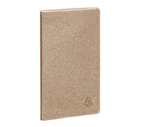 Exacompta - Agenda semainier Eden 9x17,5cm - Sept 2026 à août 2027 Or doux