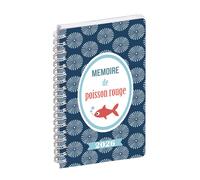 Exacompta Agenda semainier Lady 16S Dodo and Cath visuel poisson - Spiralé - 9 x 16 cm - 2026