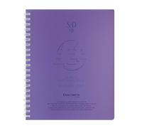 Exacompta Agenda semainier de bureau SAD 19S Linicolor Sept 2025–Déc 2026 16 mois Coloris aléatoire