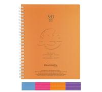 Exacompta - Agenda semainier Linicolor 15x21cm - Sept 2026 à déc 2027