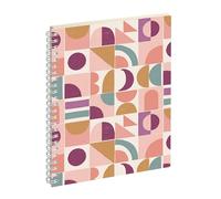 Exacompta - Agenda semainier Paloma 15x21cm - Sept 2026 à déc 2027 Géo