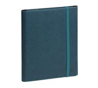 Exacompta Agenda tryptique semainier avec spirales All in One EasyTime - Horizon 20S - 15 x 21 cm - Bleu Canard - 2026