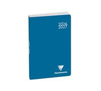 Exacompta Agenda scolaire journalier Work & After Classic Août 2026–Juil 2027 10 x 15 cm Bleu