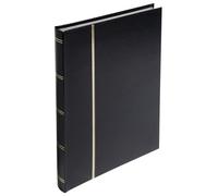 Exacompta - Album De Timbre Simili Cuir Noir, 30.5x22.5cm, 32p
