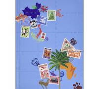 Exacompta Album de timbres 16 pagine globe trotter - 16,5x22,5cm - Coloris aléatoire