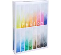 Exacompta Album ¿ Pochettes Rainbow - 300 Photos 10x15cm - 100 Pages - 22,5x32,5cm
