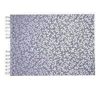 Exacompta – Album photo à spirales Authentik – 150 photos – 50 pages blanches – 32x22cm – bleu gris