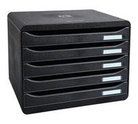Exacompta 308714D unité de tiroir de bureau Noir