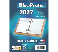 Exacompta Bloc-pratic Date à gauche 8,2 x 12 cm 2026